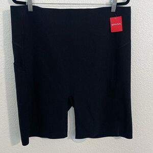 SPANX Black Bike Shorts
